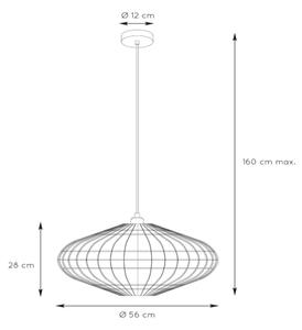 Lucide 03435/56/30 - Висящ полилей MAGALI 1xE27/40W/230V черен