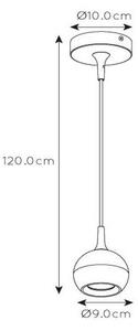 Lucide 09434/01/30 - Висящ полилей FAVORI 1xGU10/5W/230V черен