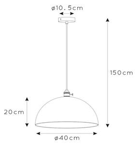 Lucide 30485/40/41 - Висящ полилей MARNE 1xE27/60W/230V бежов