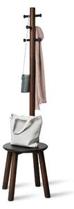 UMBRA Закачалка със стол “PILLAR STOOL“ - цвят орех