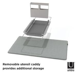 UMBRA Сушилник с приставка за прибори “UDRY“ - цвят сив - малък / 33x50,8 см