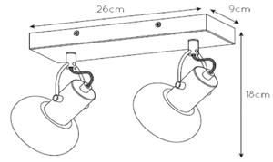 Lucide 17993/02/30 - Спот MADEE 2xE14/25W/230V