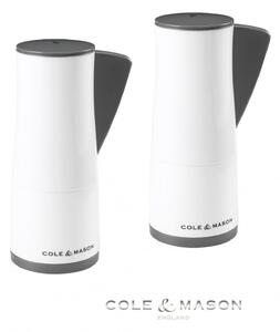 COLE & MASON Комплект мелнички за сол и пипер “OXLEY“ - 14,5см - цвят бял