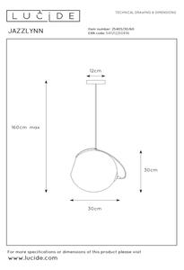 Lucide 25405/30/60 - Висящ полилей JAZZLYNN 1xE27/60W/230V Ø 30 см