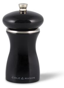 COLE&MASON Мелничка за сол “SHERWOOD BLACK GLOSS“ - 12 см. - цвят черен