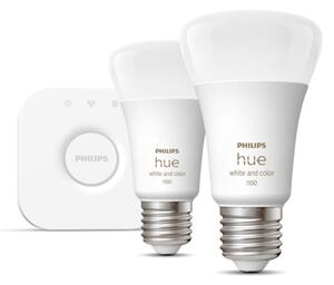 Базов комплект Philips Hue WACA 2xE27/9W/230V 2000-6500K + взаимосвързващо устройство