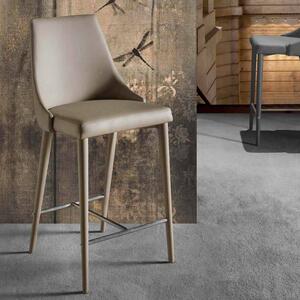 БАР СТОЛ LaSeggiola SINFONIA STOOL 518 ECO LEATHER SAND