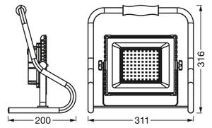 Ledvance - LED Прожектор R-STAND LED/30W/5V IP44