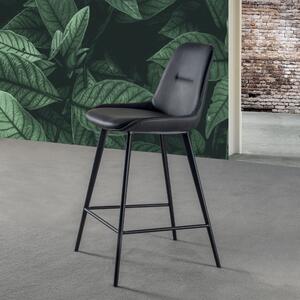 БАР СТОЛ LaSeggiola NORWAY STOOL 510/2 ECO NABUK GRIGIO