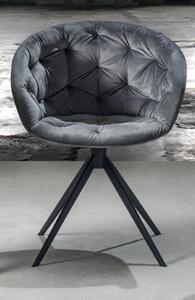 Трапезен стол CABIRIA 212 VELVET ASH GRAY LaSeggiola