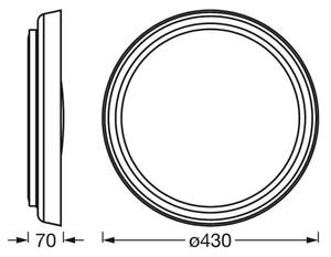 Ledvance - LED димируемо осветително тяло SUN@HOME LED/26W/230V 2200-5000K CRI 9