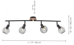 Leuchten Direkt 15924-79 - Спот EUGEN 4xE14/40W/230V