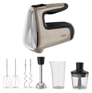 Миксер Tefal HT663AF0, с кана и чопър, 850W, 6 степени на работа, турбо функция, бъркалки за тесто, бежов