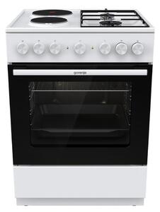Готварска печка Gorenje GK6B40WG, клас A, 71л. обем, 4 нагревателни зони, AquaClean, FrozenBake, FastPreheat, бяла