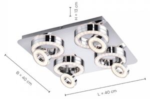 Leuchten Direkt 14522-17 - LED Спот TIM 4xLED/2,8W/230V + 4xLED/3,1W