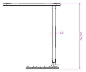 LED Димируема сензорна настолна лампа NAOMI LED/5W/230V 3000-6500K