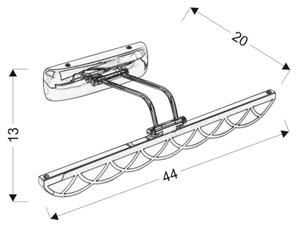 LED Лампа за огледало MOVE LED/6W/230V