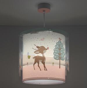 Dalber 61272 - Детски полилей LOVING DEER 1xE27/60W/230V