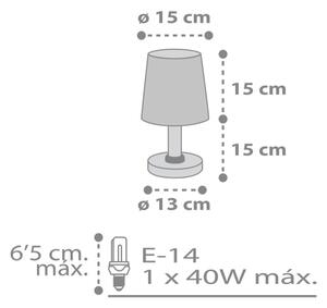 Dalber 82211B - Детска лампа STAR LIGHT 1xE14/40W/230V бяла