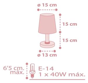 Dalber 82211S - Детска лампа STAR LIGHT 1xE14/40W/230V розова