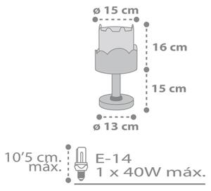 Dalber 61151H - Детска лампа BUNNY 1xE14/40W/230V зелена