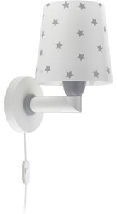 Dalber 82219B - Детски аплик STAR LIGHT 1xE27/60W/230V бял