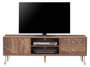 Тв шкаф KAITLYN цвят орех 150x39.5x51.5