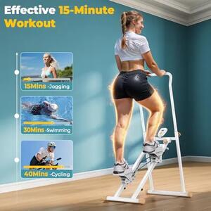 Stepfit™ степер за стълби с дръжка, StepFIT™ степер за стълби с дръжка - Черно