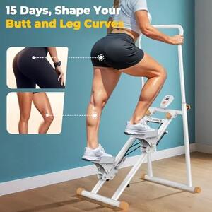 Stepfit™ степер за стълби с дръжка, StepFIT™ степер за стълби с дръжка - Черно