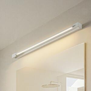 Arcchio LED стенна лампа Jora, 90 cm, бяла, въртяща се, IP44, Бял, Баня, Алуминий, Модерен