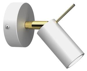 Стенен спот PRESTON 1xGU10/MR11/40W/230V бял/златист