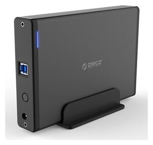 Кутия 3.5" (8.89 cm) Orico 7688U3, за 3.5" (8.89 cm) SATA HDD, USB 3.0 Type B, черна