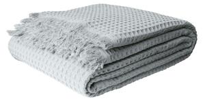 Памучно покривало за легло в цвят мента 140x200 cm Waffle – Mijolnir