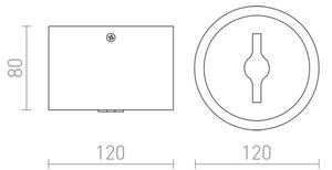 RED - Design Rendl-R12634 - LED Димируем спот KELLY 15W/230V черен