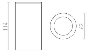 RED - Design Rendl - R12043 - Спот MOMA 1xGU10/35W/230V бял