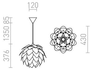 RED - Design Rendl - R12381 - Висящ полилей ENCOMBRE 1xE27/42W/230V
