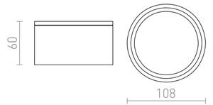 RED - Design Rendl - R10430 - Екстериорна лампа MERIDO 1xGX53/11W/230V IP54