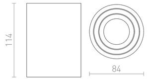 RED - Design Rendl - R12044 - Спот MOMA 1xGU10/35W/230V бял