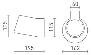 RED - Design Rendl - R13520 - Аплик BENITA 1xE14/25W/230V