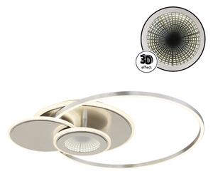 Globo 68278-24 - LED димируемо таванно осветително тяло BELTRAN LED/24W/230V сребристо+дистанционно управление
