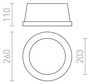 RED - Design Rendl - R10444 - Луничка MIA 2xE27/40W/230V