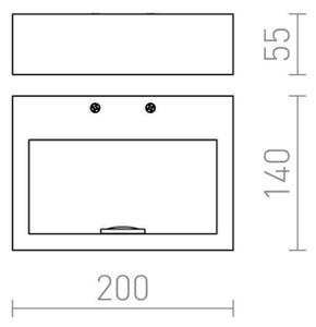 RED - Design Rendl - R12595 - LED Аплик NEMAN LED/10W/230V