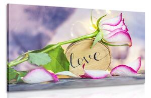 Картина на платно – Романтично признание Love
