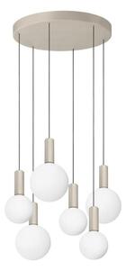Ideal Lux - LED полилей на кабел ODEON LED/39W/230V CRI 90 Ø 57 см бежово/бяло