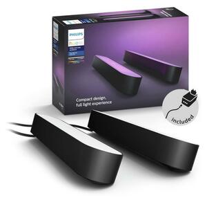Philips - К-кт 2 бр. LED RGB Димируема настолна лампа Hue PLAY DPACK WACA 6W/230V