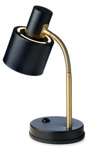 Halo Design 746927 - Настолна лампа VOGUE 1xE27/40W/230V черна/месинг