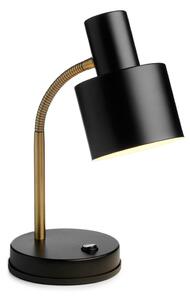 Halo Design 746927 - Настолна лампа VOGUE 1xE27/40W/230V черна/месинг