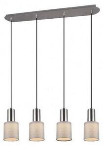 Trio - Висящ полилей WAILER 4xGU10/5W/230V сив