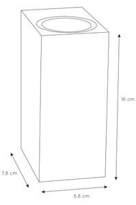 Lucide 69800/02/30 - Екстериорен аплик ZARO 2xGU10/35W/230V IP44 черен