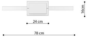 Thoro TH.175 - LED Пендел RIO LED/50W/230V CRI90 3000K Ø 78 cm златист